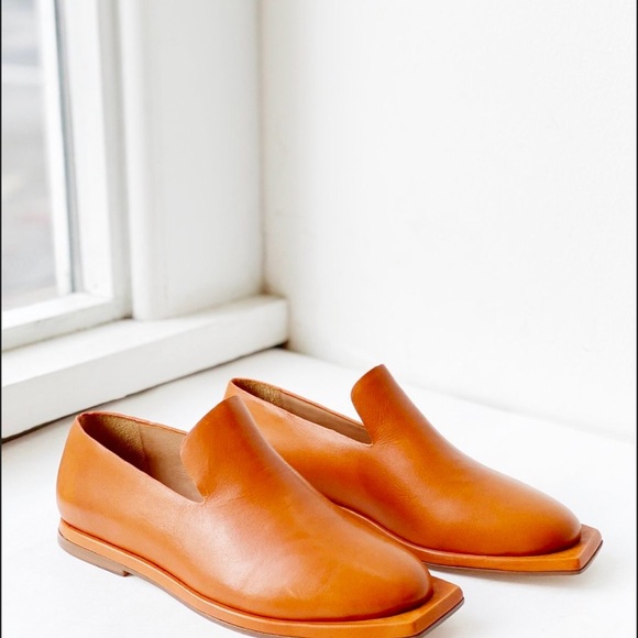 Women’s Wal & Pai Orange Loafers - Picture 2 of 6